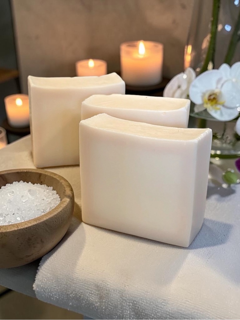 Goat Milk Soap Luxury Hydration Skincare Beauty by Orchid & Vine 3 Bars